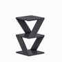 Hanah Home Mesa Auxiliar Antracita 30x50x30 cm Tablero Melamina Moderno Elegante